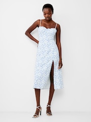 French Connection White Crepe Camille Echo Strappy Dress - Image 1 of 4