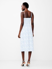 French Connection White Crepe Camille Echo Strappy Dress - Image 2 of 4