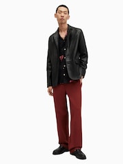 AllSaints Black Hunter Blazer - Image 3 of 8