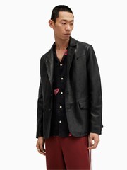 AllSaints Black Hunter Blazer - Image 5 of 8