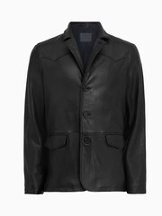AllSaints Black Hunter Blazer - Image 8 of 8