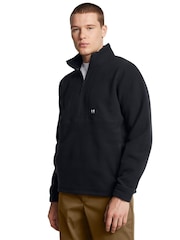 Under Armour Black Black Expanse Fleece Half Zip Sweatshirt - Image 1 of 5
