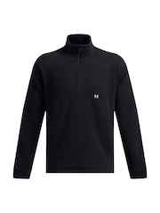 Under Armour Black Black Expanse Fleece Half Zip Sweatshirt - Image 4 of 5