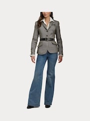 Lauren Ralph Lauren Blue High Rise Flare Jeans - Image 8 of 9