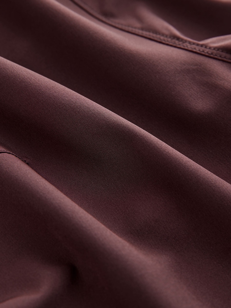Burgundy Red 7 Inch Active Gym Sports Shorts - Image 8 of 11