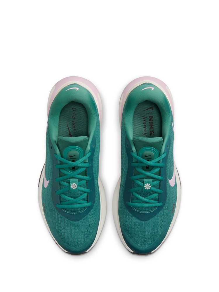 Groen/roze - Nike Journey Run Road hardloopsneakers - Image 6 of 13