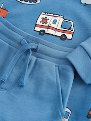 Blue Vehicles All-Over Print Character Sweatshirt and Joggers Set (3mths-7yrs) - Image 6 of 7