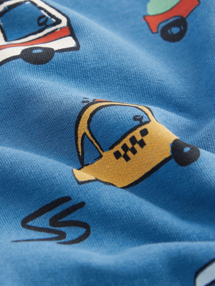 Blue Vehicles All-Over Print Character Sweatshirt and Joggers Set (3mths-7yrs) - Image 7 of 7