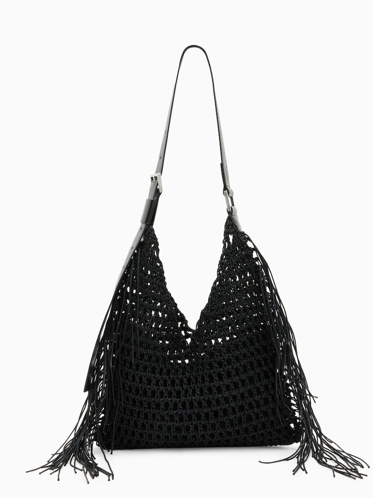 AllSaints Black Sabine Shoulder Bag - Image 1 of 7