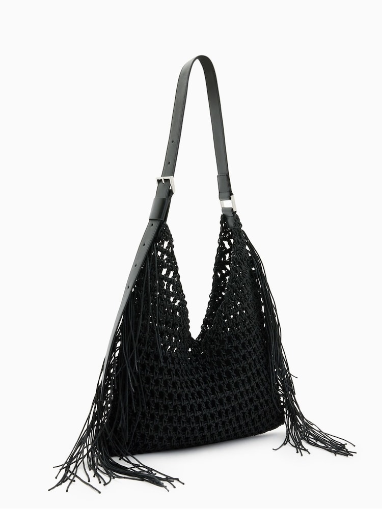 AllSaints Black Sabine Shoulder Bag - Image 2 of 7