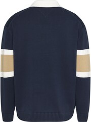 Tommy Jeans Blue Logo Rugby T-Shirt - Image 2 of 3