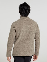 Mountain Warehouse Brown Mens Snowdon Micro Fleece - Image 3 of 5