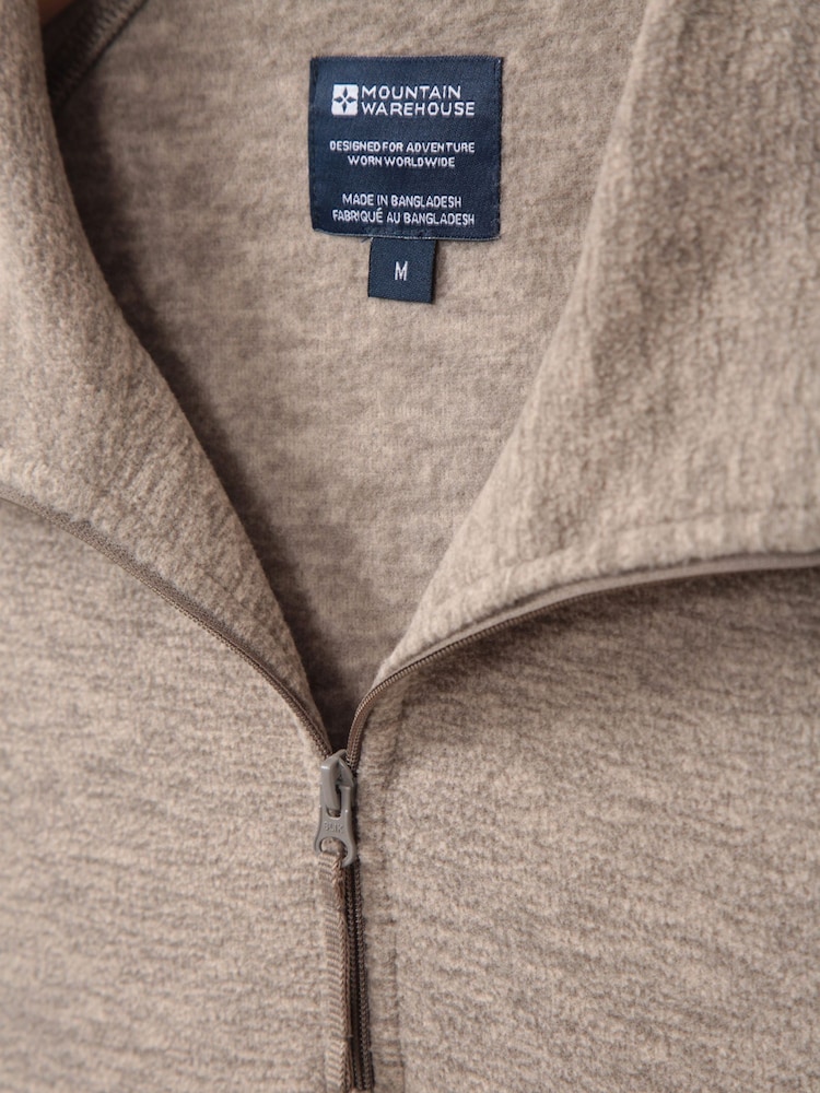 Mountain Warehouse Brown Mens Snowdon Micro Fleece - Image 5 of 5