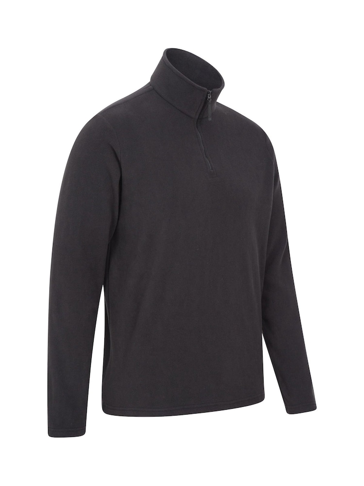 Mountain Warehouse Black Mens Camber II Half Zip Quick Drying Fleece - Image 2 of 5
