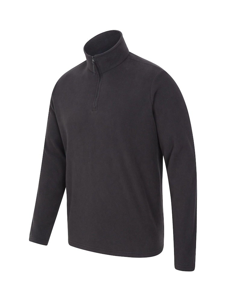 Mountain Warehouse Black Mens Camber II Half Zip Quick Drying Fleece - Image 3 of 5