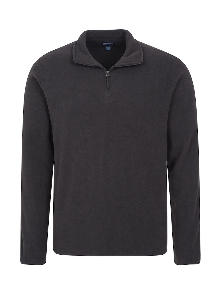 Mountain Warehouse Black Mens Camber II Half Zip Quick Drying Fleece - Image 4 of 5