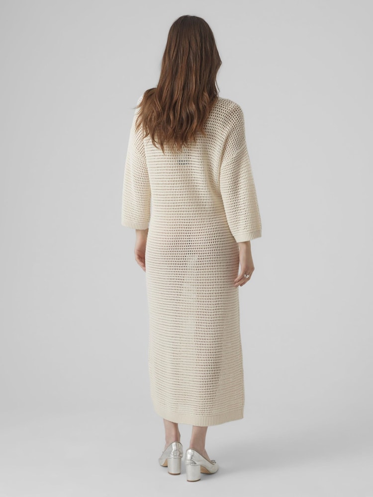 Vero Moda Langärmeliges Häkel-Strandkleid - Bild 2 von 4