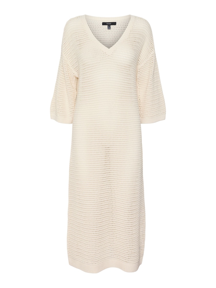 Vero Moda Langärmeliges Häkel-Strandkleid - Bild 4 von 4