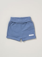 Homegrown Blue 3 Piece T-Shirt Shorts And Reversible Bib Set - Image 4 of 5