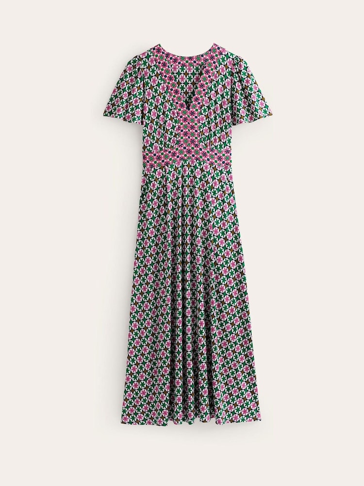 Boden Multi Flutter Jersey Maxi Dress - Image 5 of 5