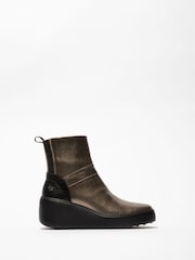Fly London Gold Doxe Ankle Boots - Image 1 of 4