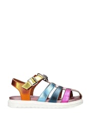 Kurt Geiger London Junior Mini Pink Fisherman Sandals - Image 1 of 4