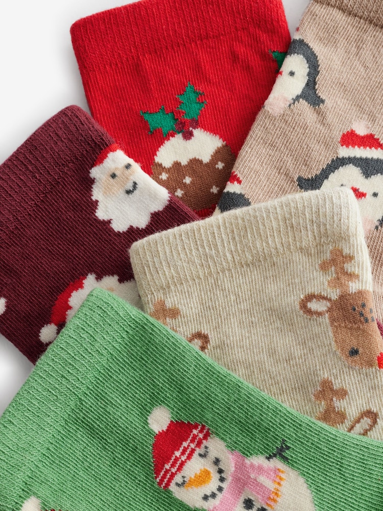 Več - Cotton Rich božič Character Nogavice za gležnje 5 komplet - Slika 7 iz 7 Več - Cotton Rich božič Character Nogavice za gležnje 5 komplet - Slika 7 iz 7