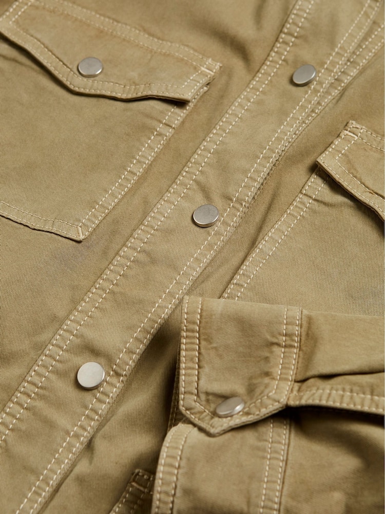 Mint Velvet Green Cotton Utility Jacket - Image 8 of 8