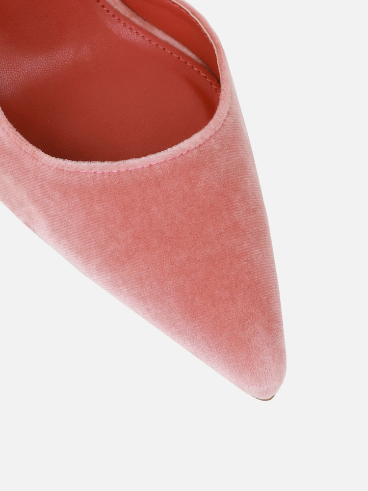 Simmi London Pink Arabella Slingback Court Shoes - Image 4 of 4 Simmi London Pink Arabella Slingback Court Shoes - Image 4 of 4