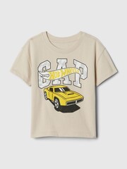 Gap Stone Logo Hot Wheels Graphic Short Sleeve T-Shirt (12mnths-5yrs) - Image 1 of 2