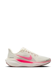 Nike Pink/Cream Pegasus 41 Road Running Trainers - Image 1 of 11