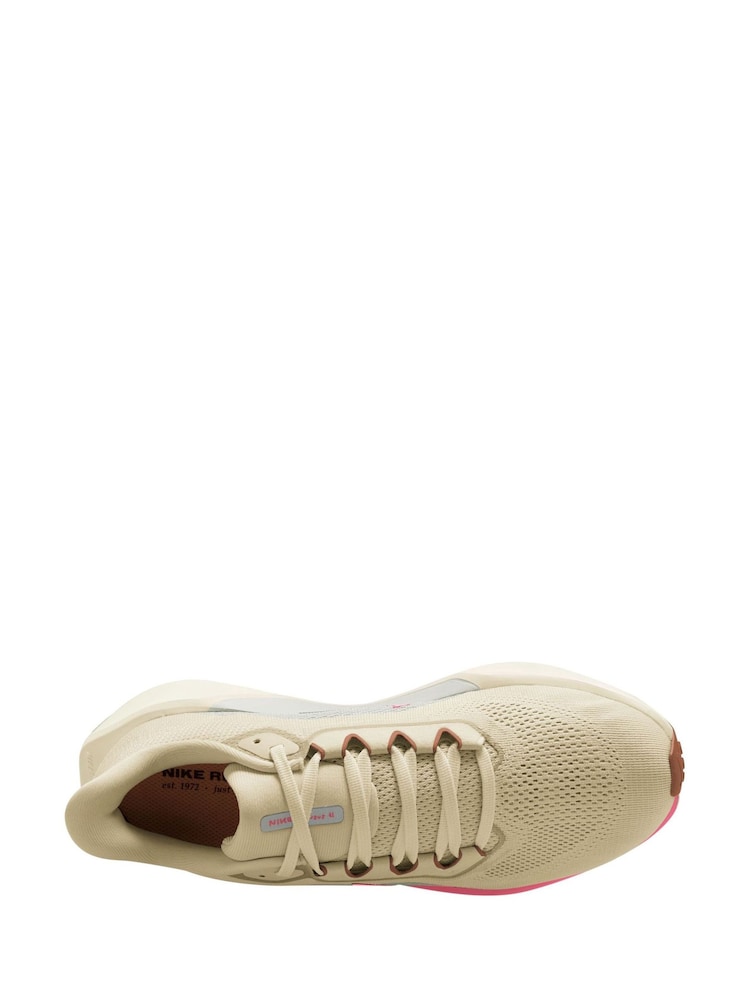 Nike Pink/Cream Pegasus 41 Road Running Trainers - Image 3 of 11