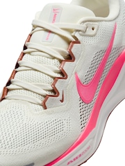 Nike Pink/Cream Pegasus 41 Road Running Trainers - Image 6 of 11