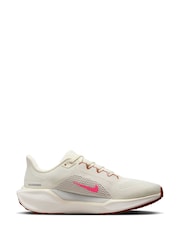 Nike Pink/Cream Pegasus 41 Road Running Trainers - Image 7 of 11
