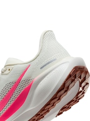 Nike Pink/Cream Pegasus 41 Road Running Trainers - Image 8 of 11