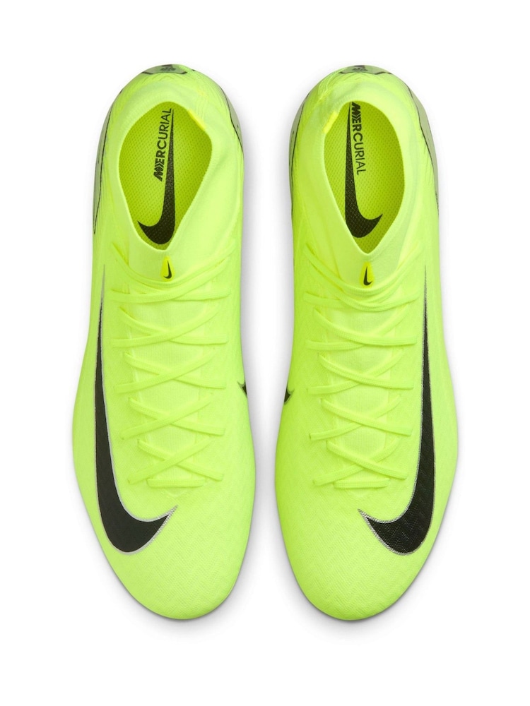 Nike Green Adults Zoom Mercurial Superfly 10 Academy Soft Ground Green Football Boots - Image 4 of 10