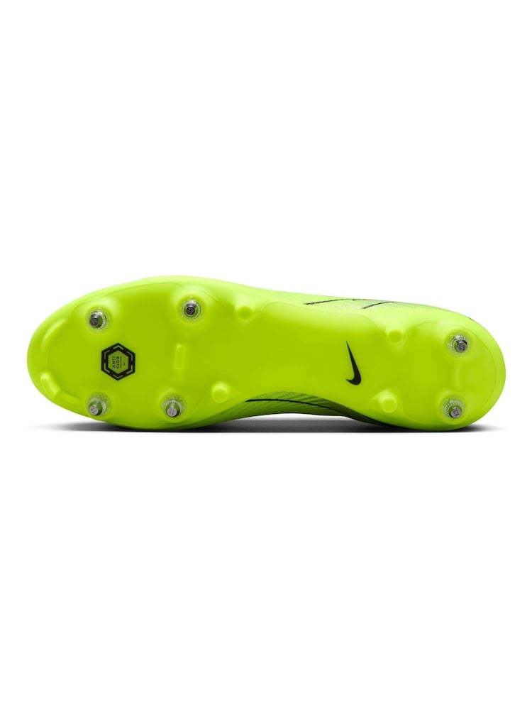 Nike Green Adults Zoom Mercurial Superfly 10 Academy Soft Ground Green Football Boots - Image 6 of 10