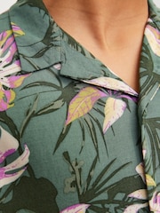 Revere Collar Printed Short Sleeve Shirt - Image 2 of 7