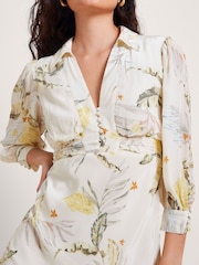Monsoon Natural Elise Shirt Dress - Image 4 of 4