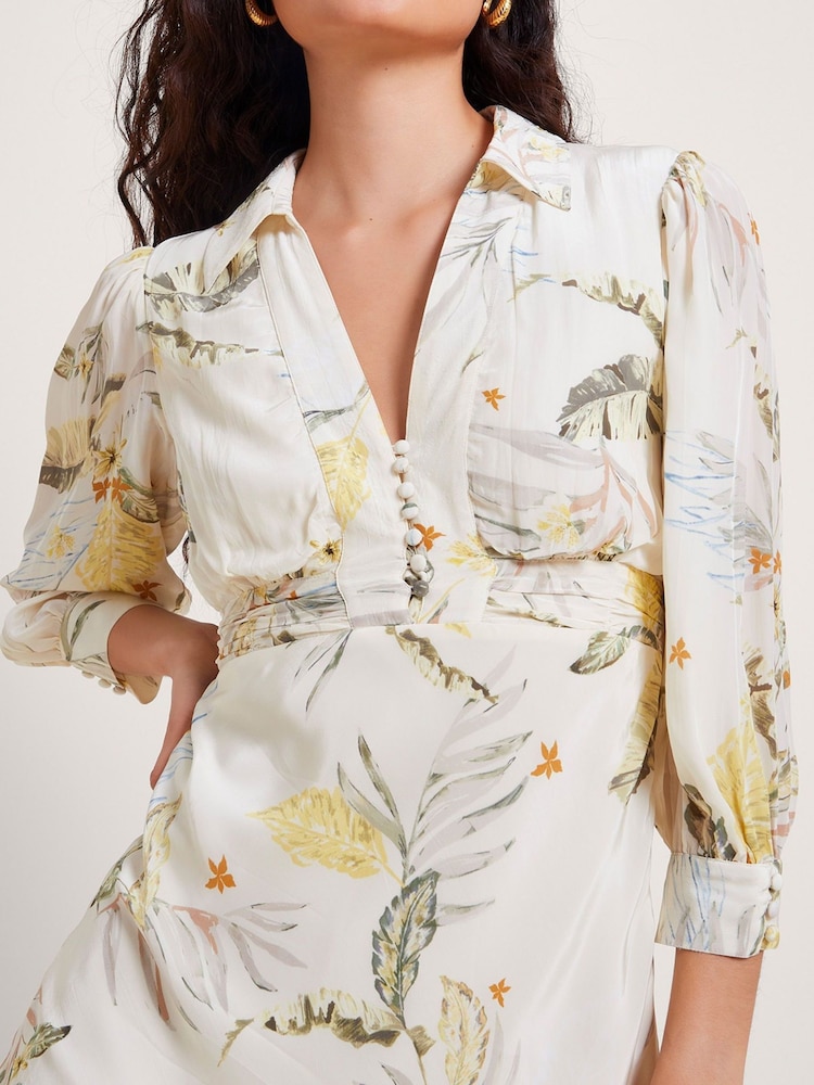 Monsoon Natural Elise Shirt Dress - Image 4 of 4
