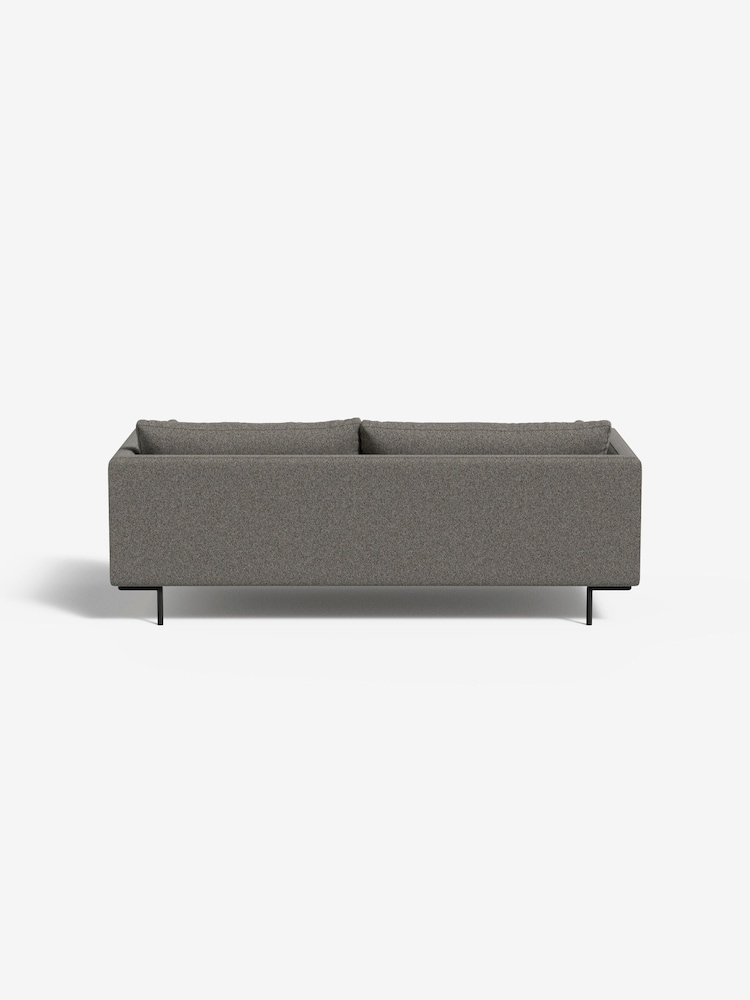 MADE.COM Basket Weave Dark Natural Harlow 3 Seater Sofa - Image 2 of 3