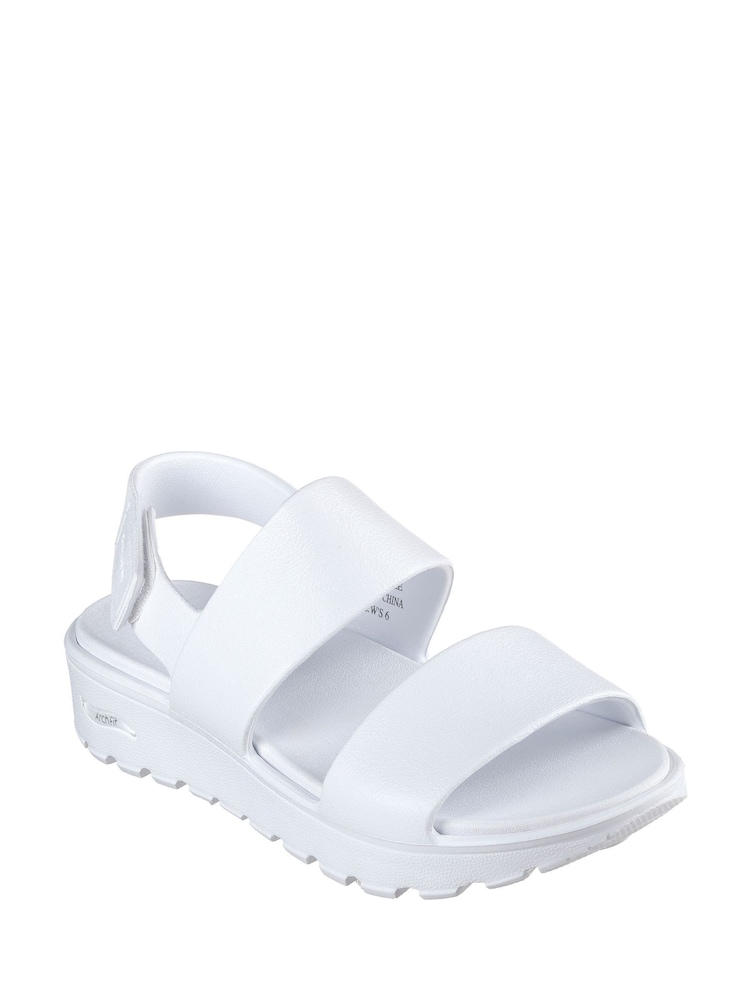 Skechers White Arch Fit Footsteps Day Dream Sandals - Image 2 of 3