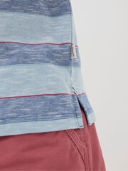 FatFace Ferndale Blue Feeder Stripe T-Shirt - Image 4 of 5