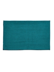 Catherine Lansfield Teal Green Bobble Bathmat - Image 3 of 3