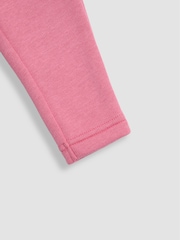 JoJo Maman Bébé Pink Fleece-Lined Leggings 2 Pack - Image 7 of 7