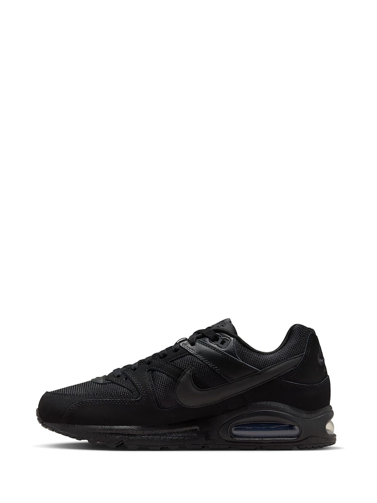 Nike Dark Black Air Max Command Trainers - Image 2 of 8