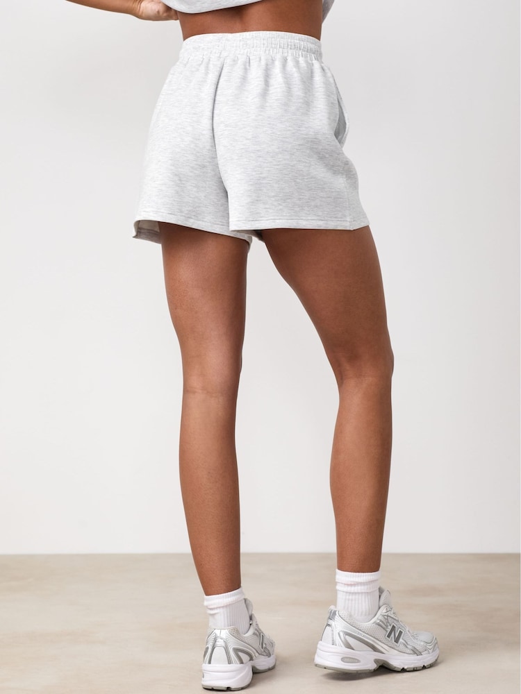 Gym King Grey Modal Shorts - Image 2 of 4 Gym King Grey Modal Shorts - Image 2 of 4