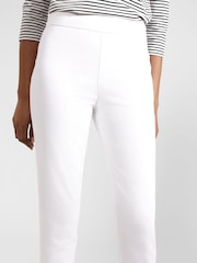 Hobbs White Capri Giselle Trousers - Image 3 of 4