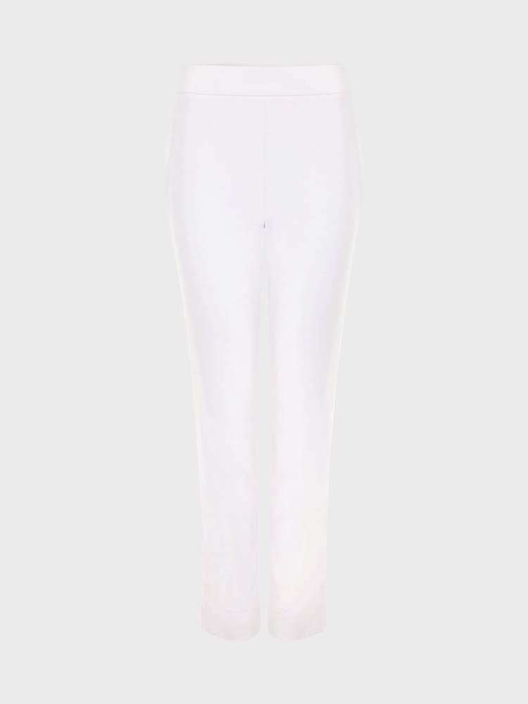 Hobbs White Capri Giselle Trousers - Image 4 of 4