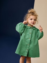 Green 100% Cotton Shirt Dress (3mths-8yrs) - Image 1 of 9